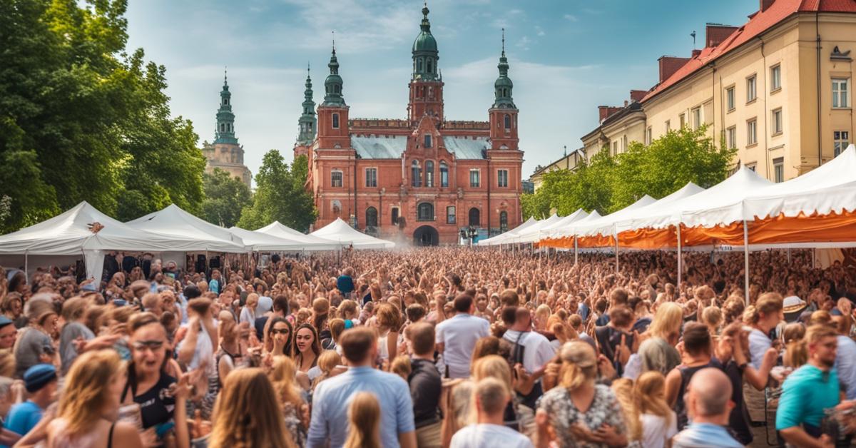 Jazda rowerem ścieżką wzdłuż wybrzeża Bałtyku w Kołobrzegu.