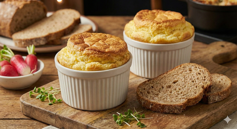 Przepisy na ciepłe posiłki z serem raclette i pieczywem razowym