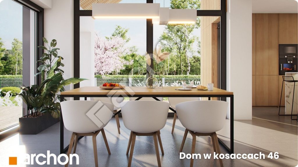 Nowoczesna parterówka ok. 124 m² z wysoką strefą dzienną i apartamentem – poznaj ten gotowy projekt!